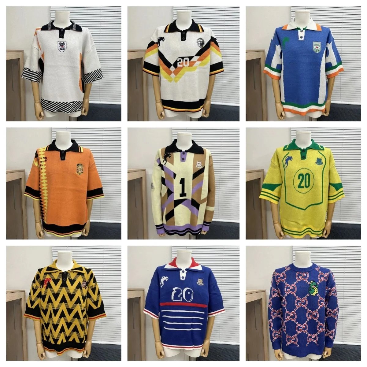Gucci Knit Polo Shirts Collection 2023