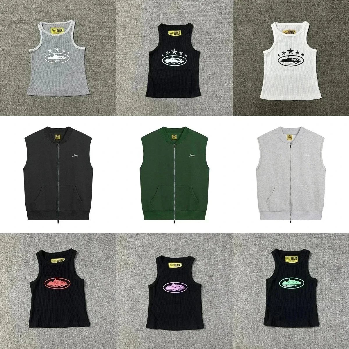 Chella Tank Tops and Zip-Up Vests for Men and Women