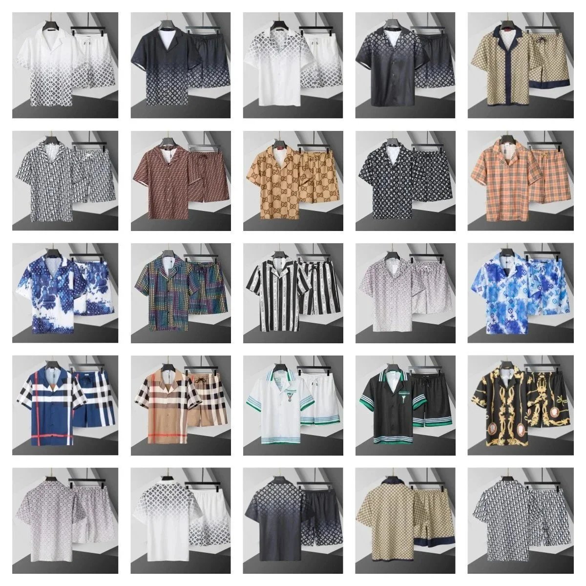 Gucci Men's Printed Silk Pajama Sets - Luxury Sleepwear Collection