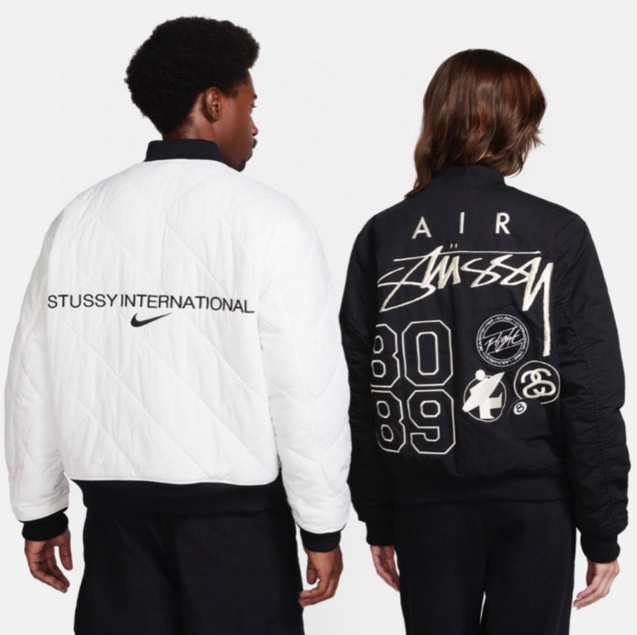 Stussy x Nike Air International Quilted Bomber Jacket