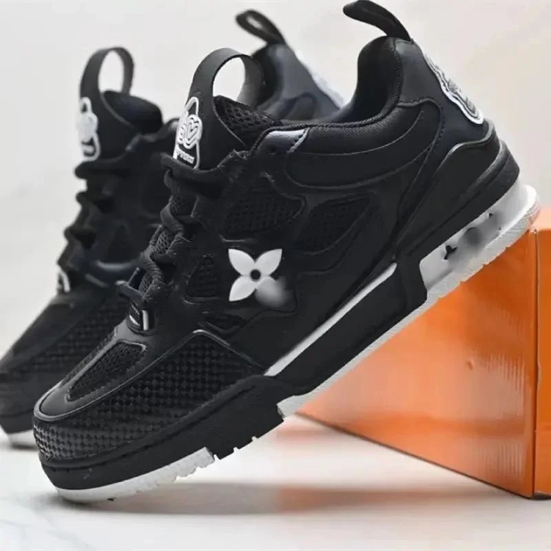 Y-3 Black Mesh Running Shoes with Air Cushion Sole