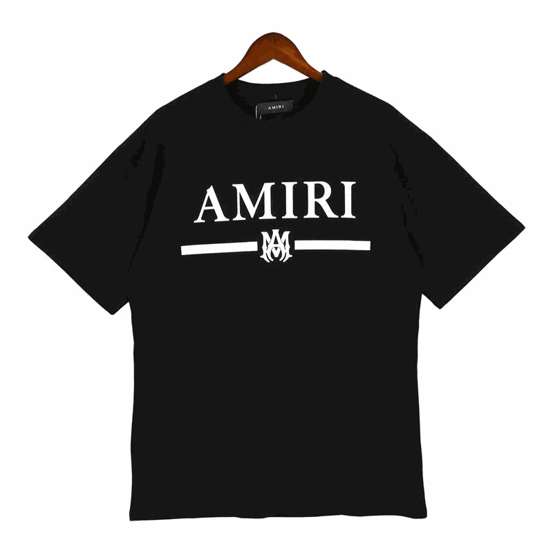 AMIRI Black Logo T-Shirt for Men