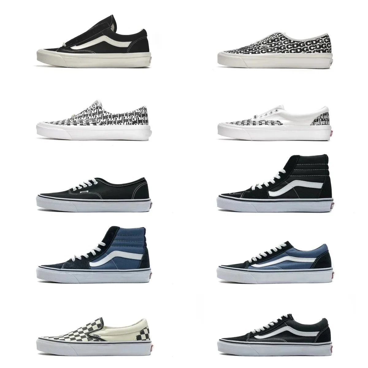 Vans Classic Slip-On and Old Skool Sneakers for Men and Women