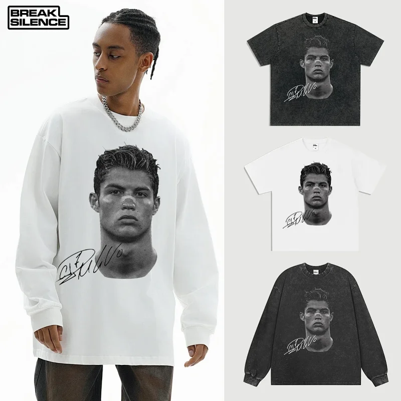 Cristiano Ronaldo Signature T-Shirt and Long Sleeve Sweatshirt