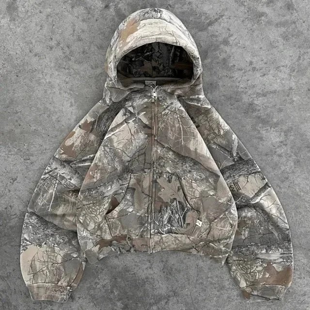 Camouflage Hoodie Zip-Up Jacket Outdoor Hunting Wear