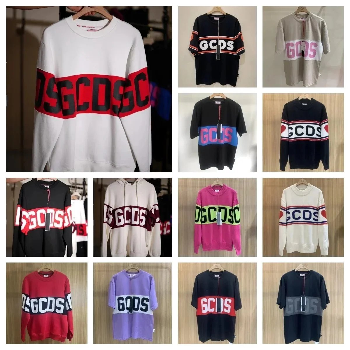 GCDS Logo Sweatshirts and T-Shirts for Men and Women
