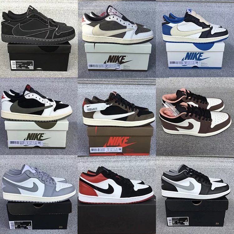 Nike Air Jordan 1 Low Sneakers Men's Basketball Shoes