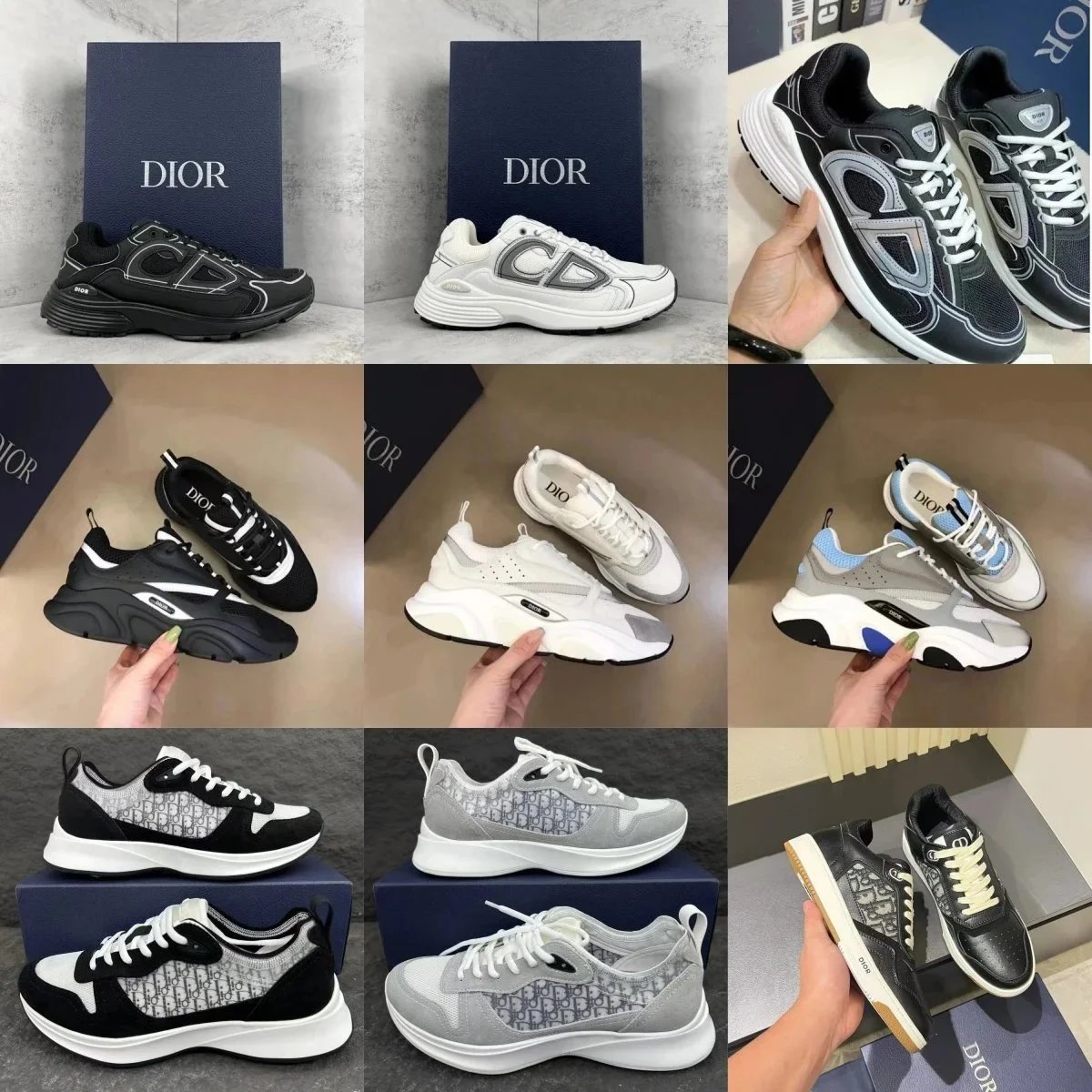Dior CD Sneakers Fashion Sport Shoes for Men and Women