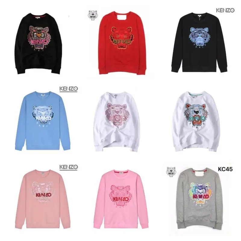 KENZO Tiger Print Sweatshirt for Men and Women