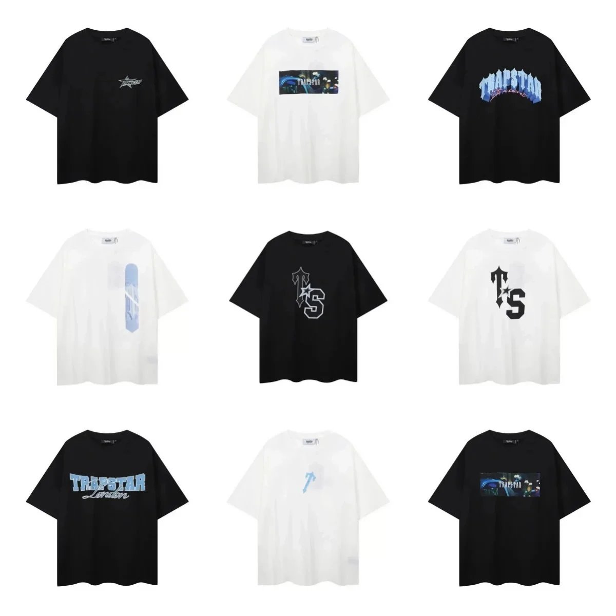 TRAPSTAR Oversized T-Shirts for Men and Women Streetwear Fashion