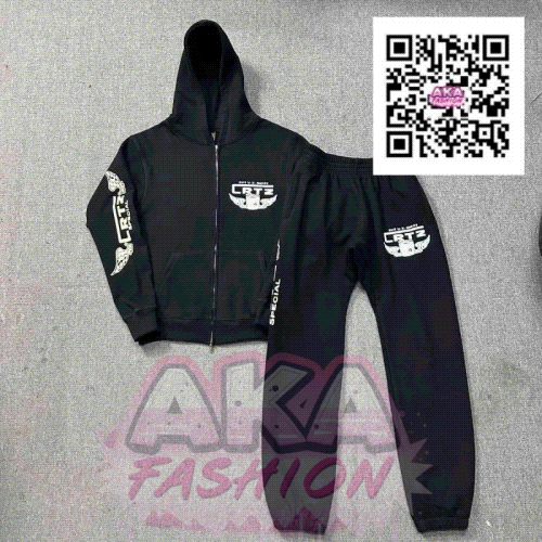CRT Special Edition Hoodie and Jogger Set Black
