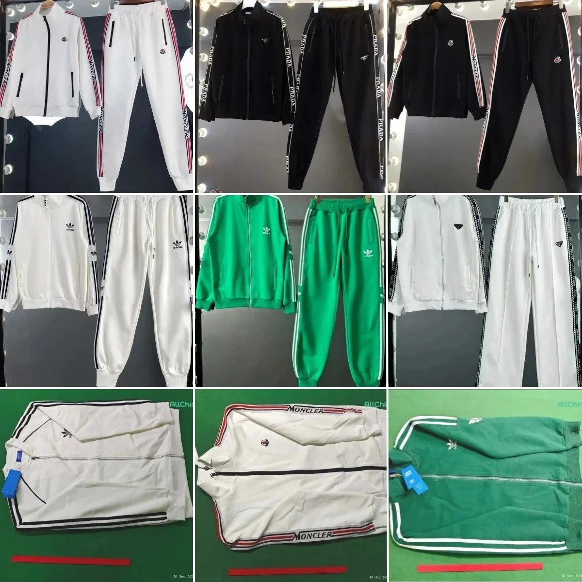 Moncler Sport Suit Tracksuit Set for Men and Women