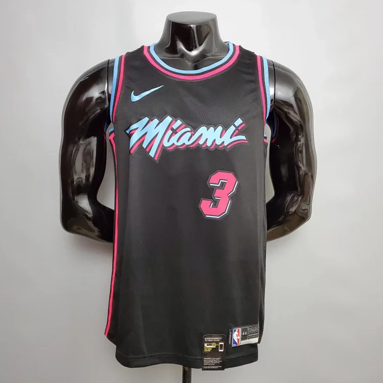 Miami Heat Dwyane Wade Black City Edition Jersey