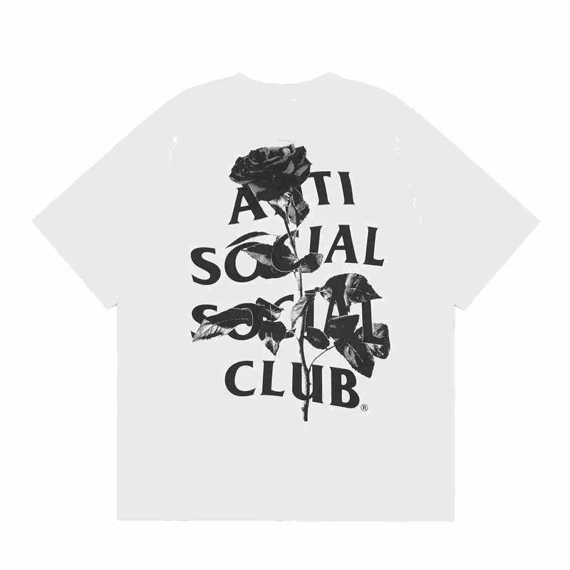 Anti Social Social Club Rose Graphic T-Shirt White