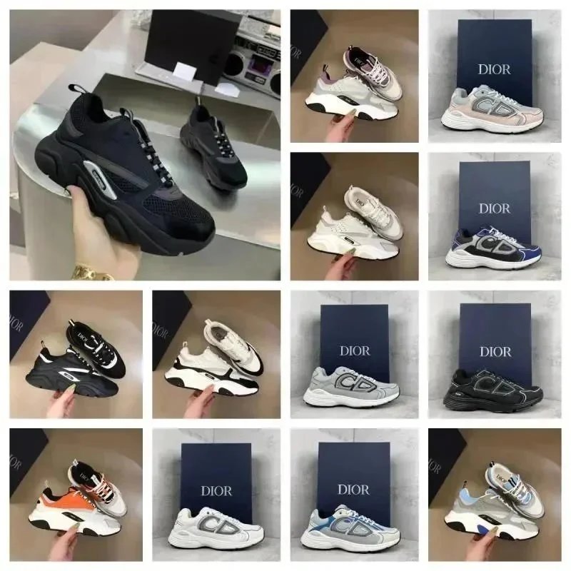 Dior Sneakers Men Women Fashion Chunky Sneakers