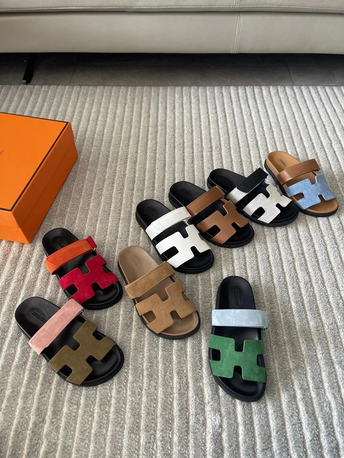 Hermès H Slides Sandals for Men and Women