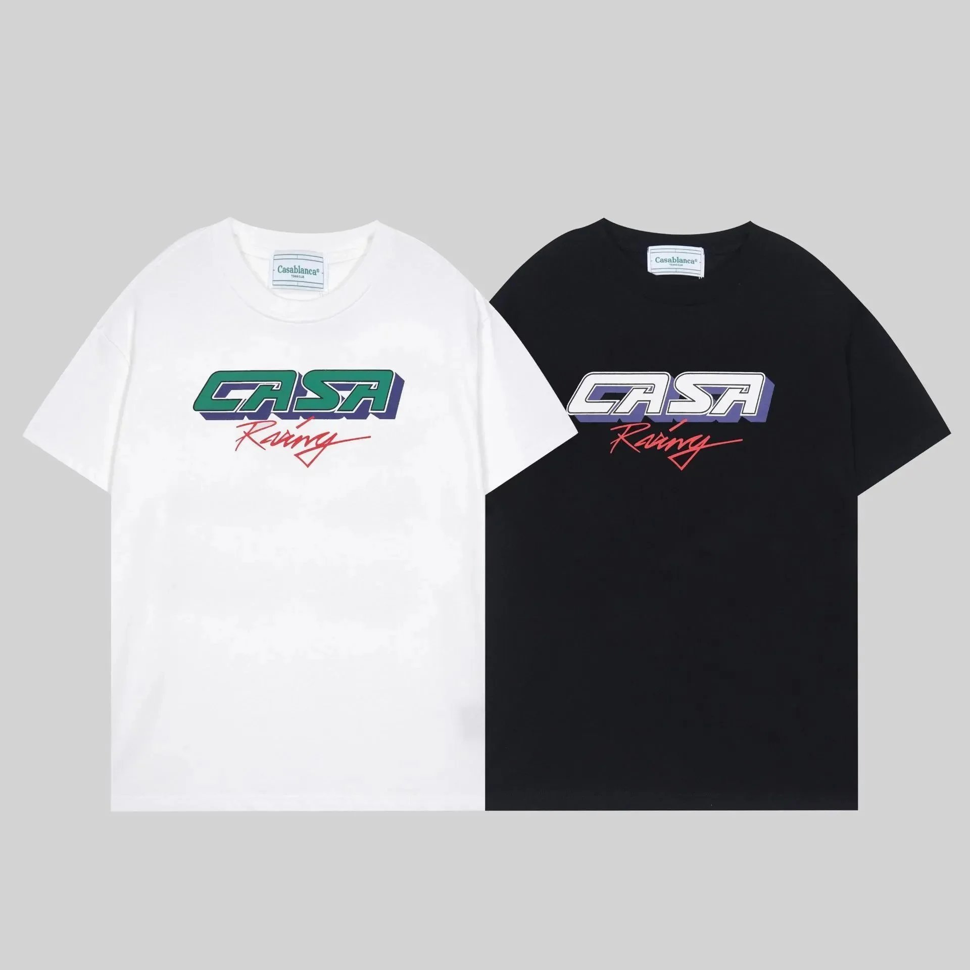 Casa Racing T-Shirt White and Black