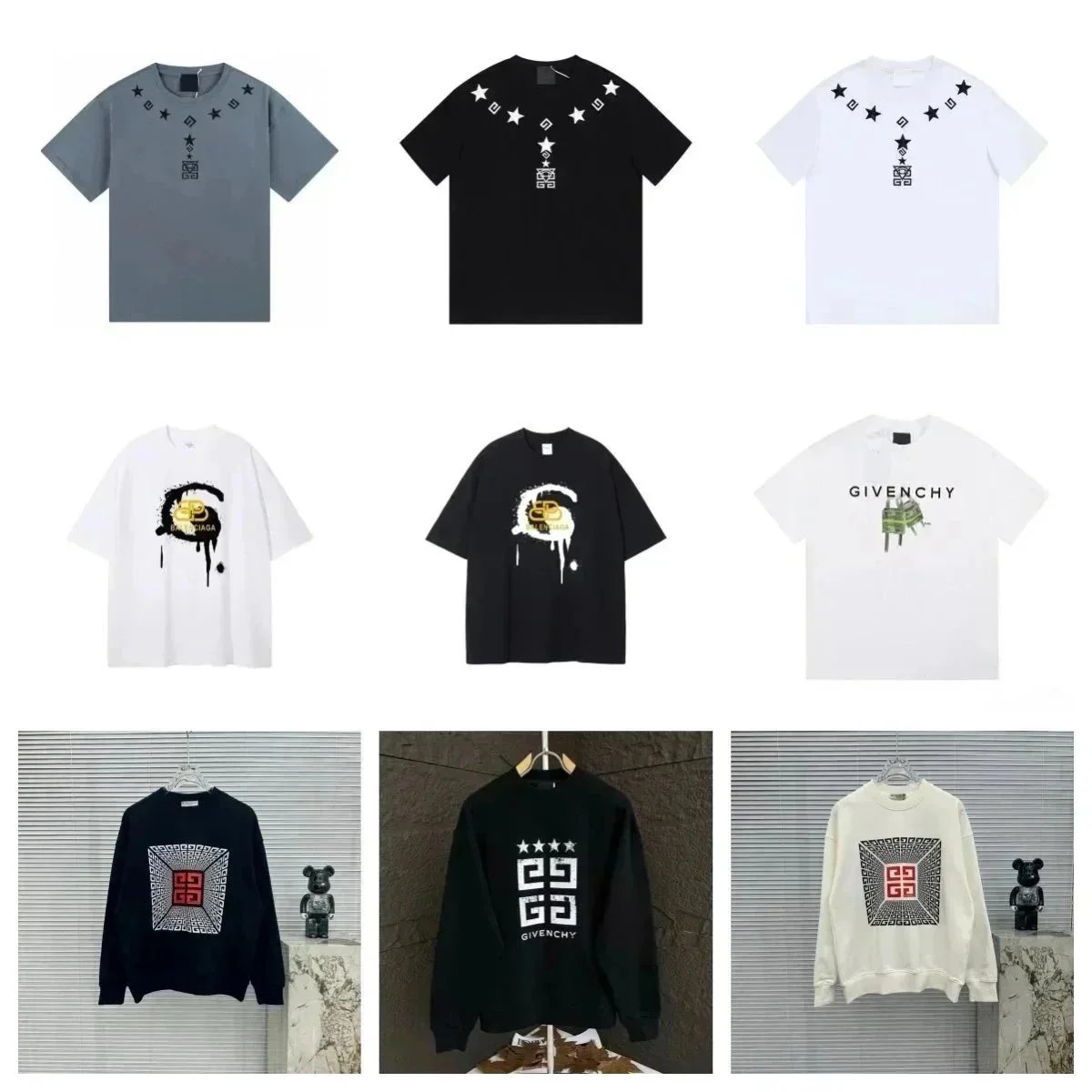 Givenchy Logo T-Shirt and Sweatshirt Collection