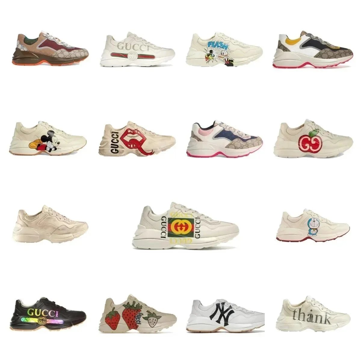 Gucci Sneakers Collection - Limited Edition Designer Shoes