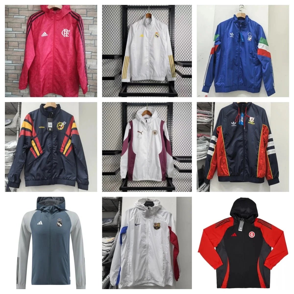 Official Football Team Track Jackets for Men and Women