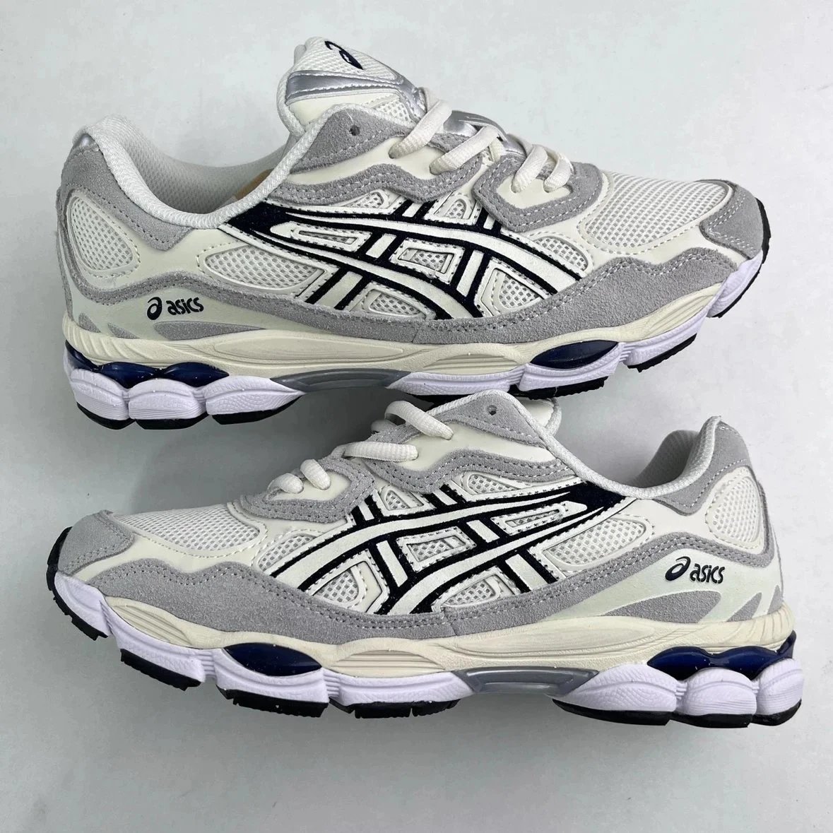 Asics Gel-Kayano 14 Running Shoes White Gray Black
