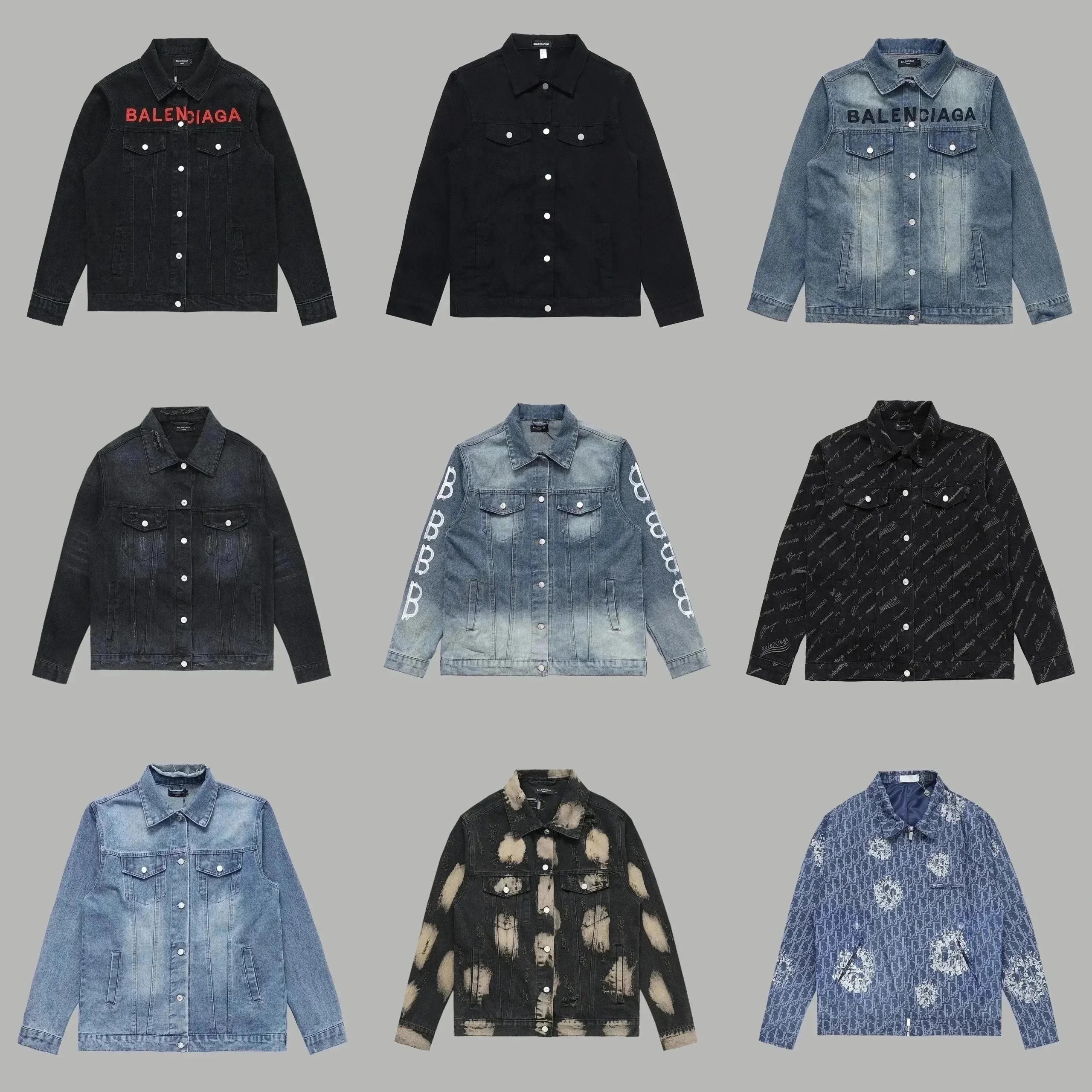 Balenciaga Denim Jacket Collection for Men and Women