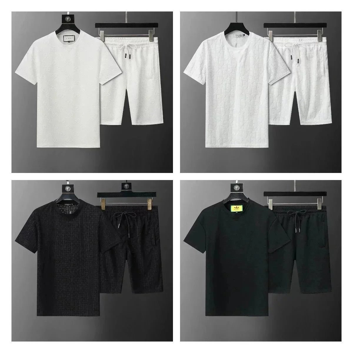 Men's Casual Short Sleeve T-Shirt and Shorts Set