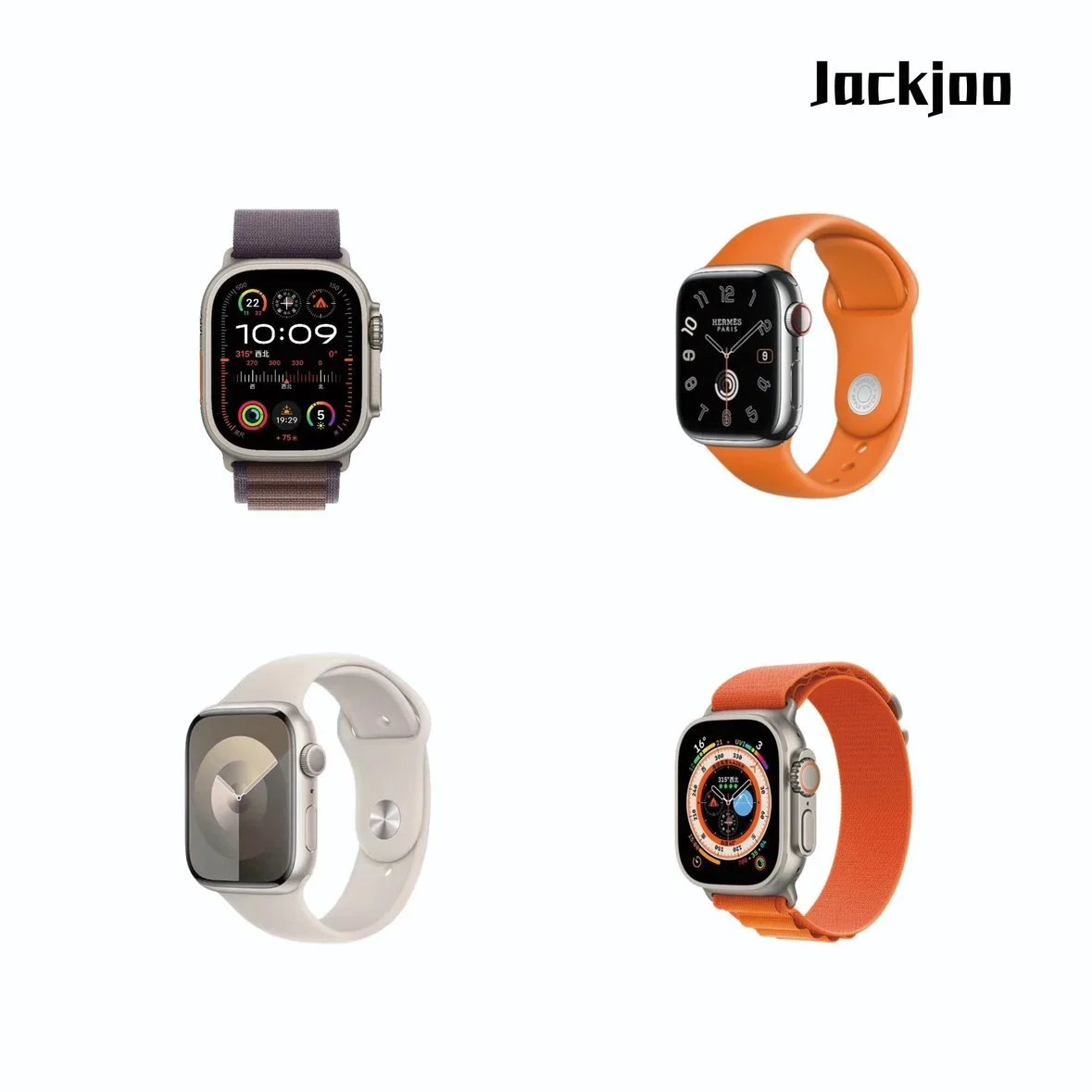 Apple Watch Series 9 with Hermès Band and Sport Loop