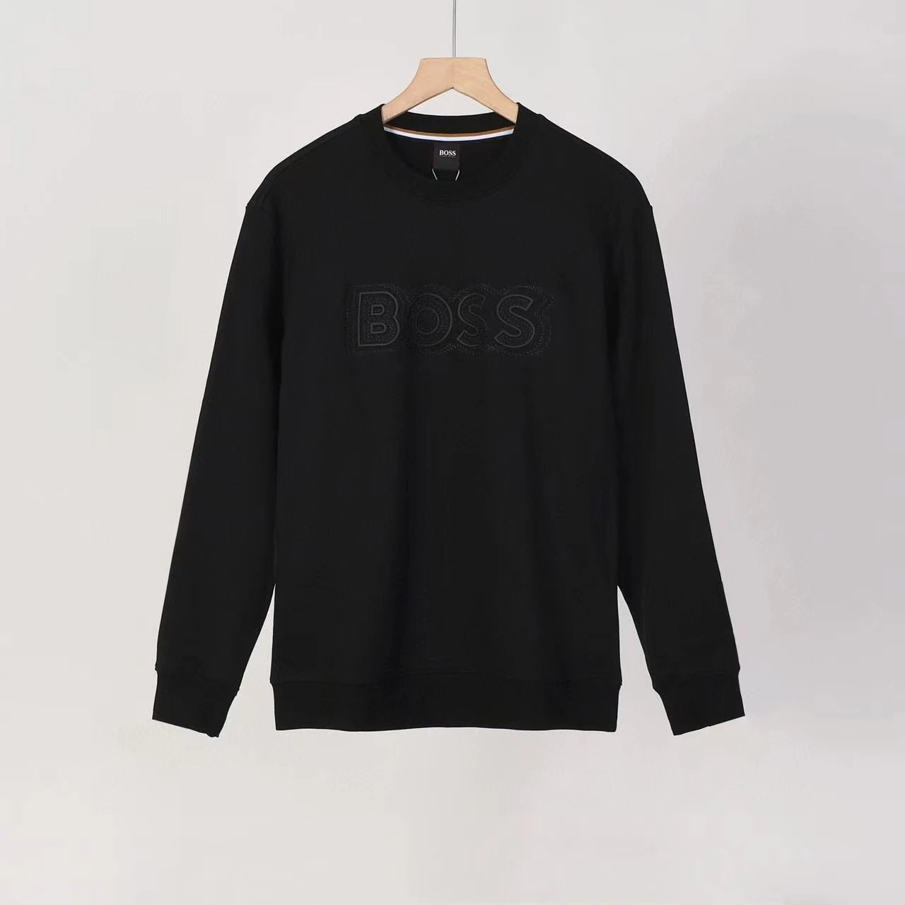 BOSS Black Logo Sweatshirt for Men