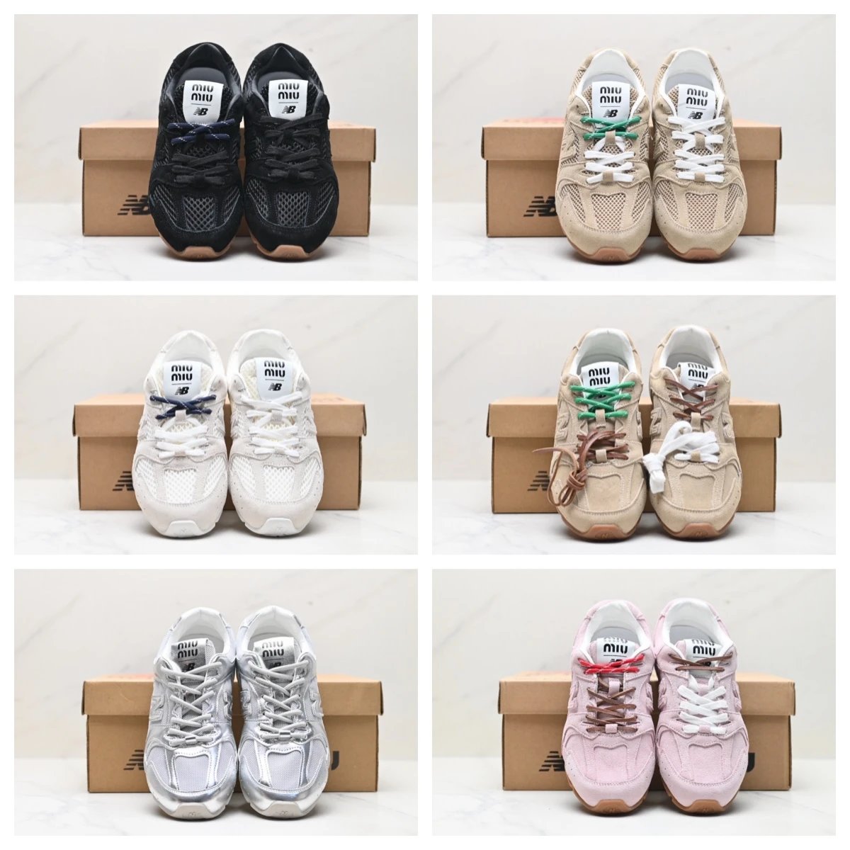 Miu Miu x New Balance Collaboration Sneakers Limited Edition