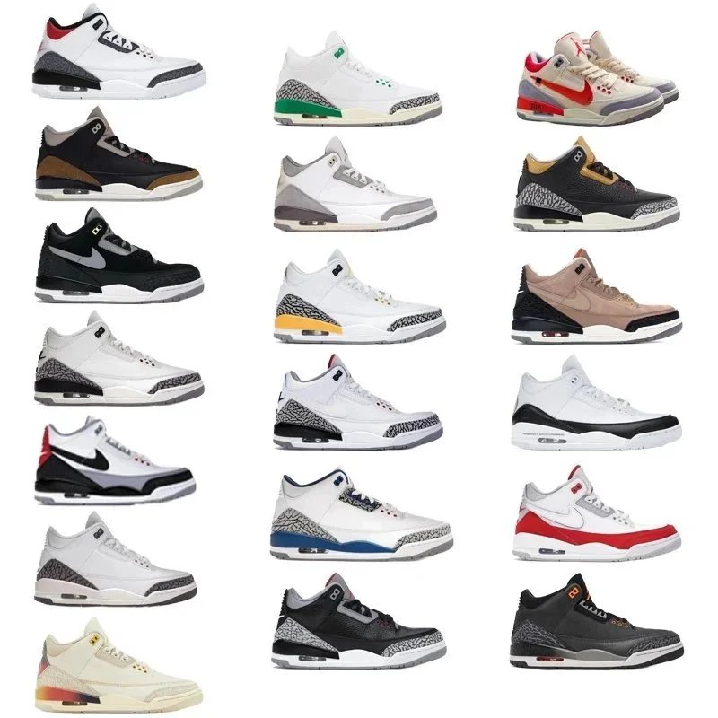 Air Jordan 3 Sneakers Collection - Classic Basketball Shoes