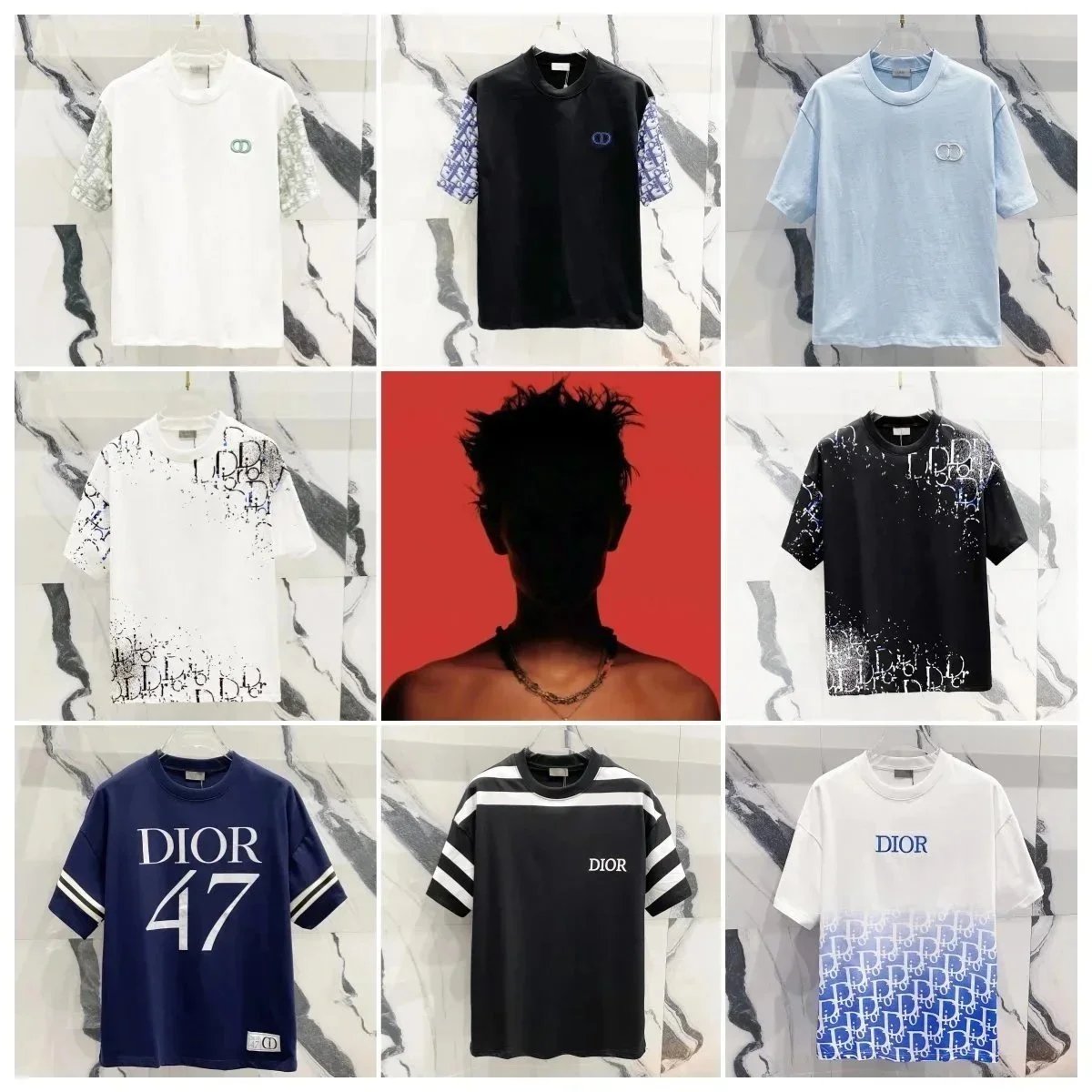 Dior Men's T-Shirts Collection - Fashionable Streetwear Tees