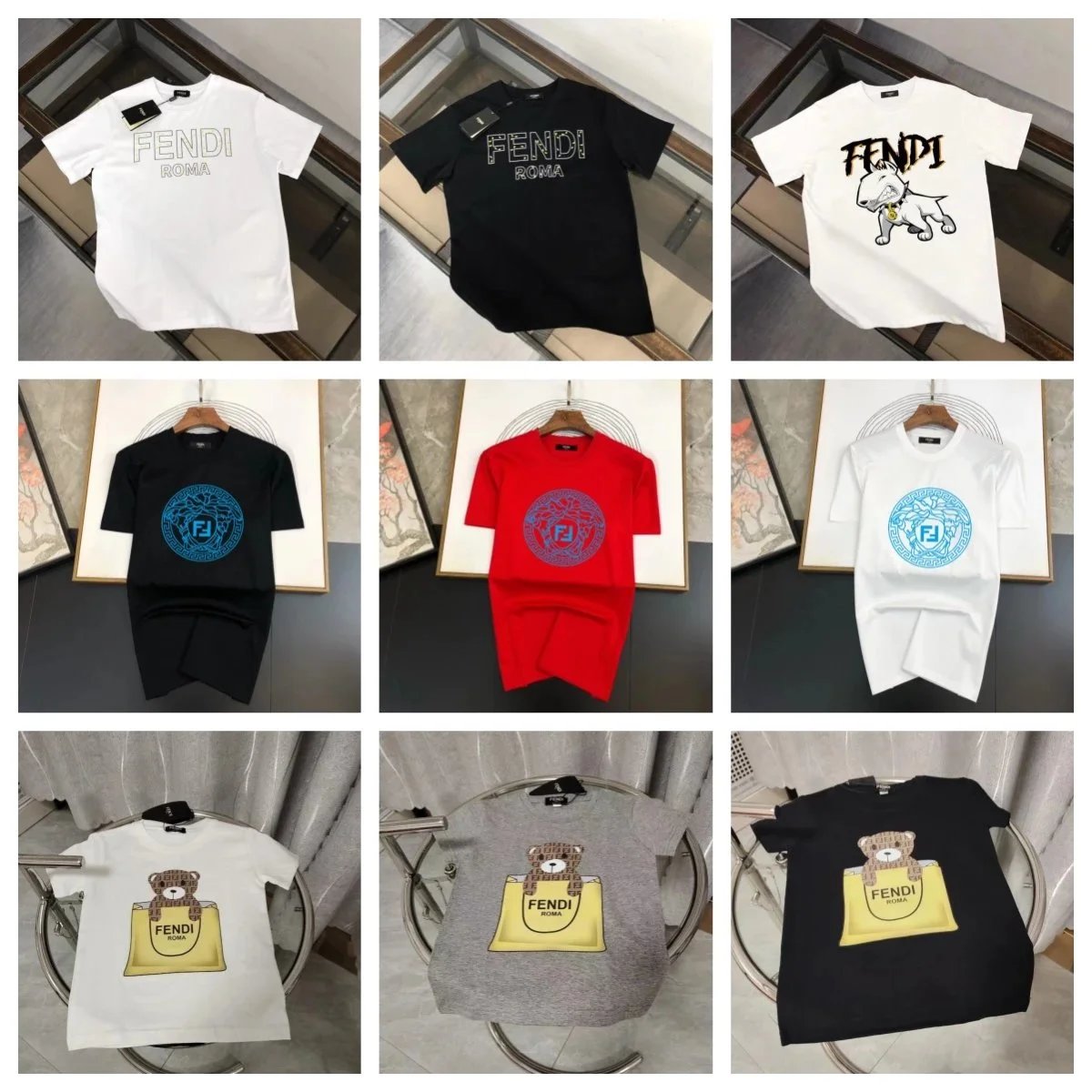 FENDI Roma T-Shirt Collection - Luxury Fashion Tees for Men