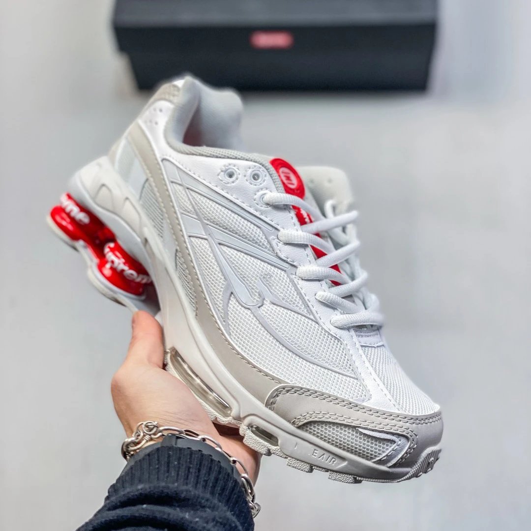 Reebok Pump Fury White Red Sneakers Men Women Fashion Running Shoes