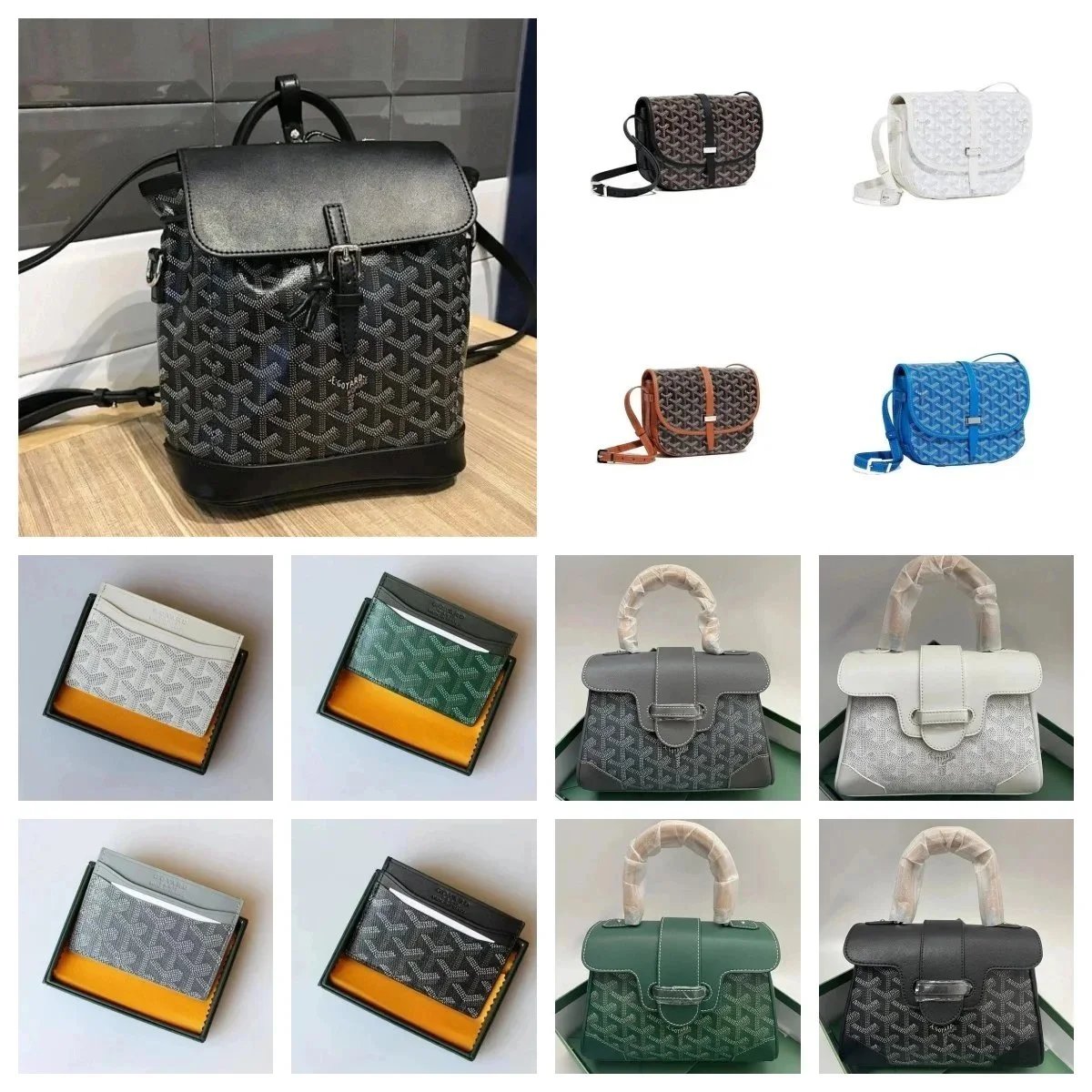 Goyard Saint Louis Backpack and Handbags Collection