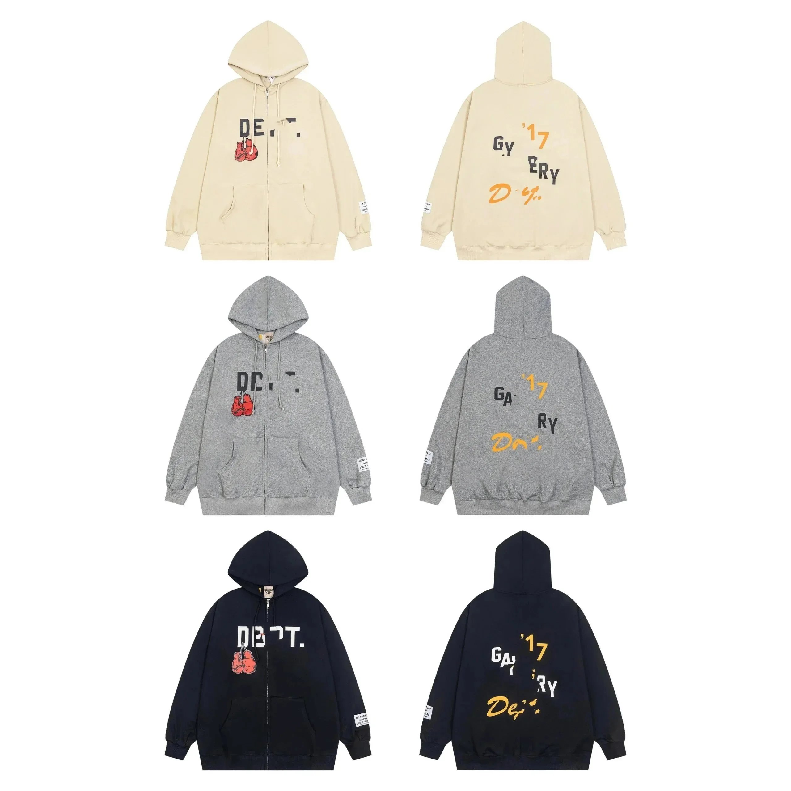 DEPT. '17 GALLERY Zip Hoodie