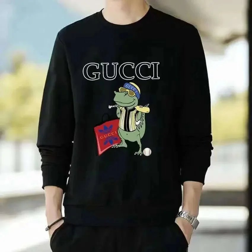Gucci Crocodile Print Sweatshirt Men's Fashion Hoodie