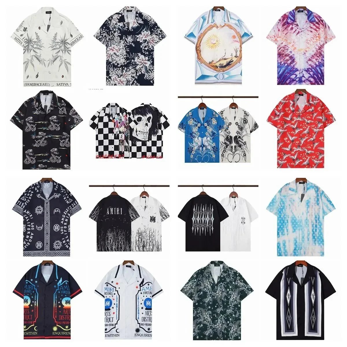 AMIRI Men's Printed Short Sleeve Shirts Collection
