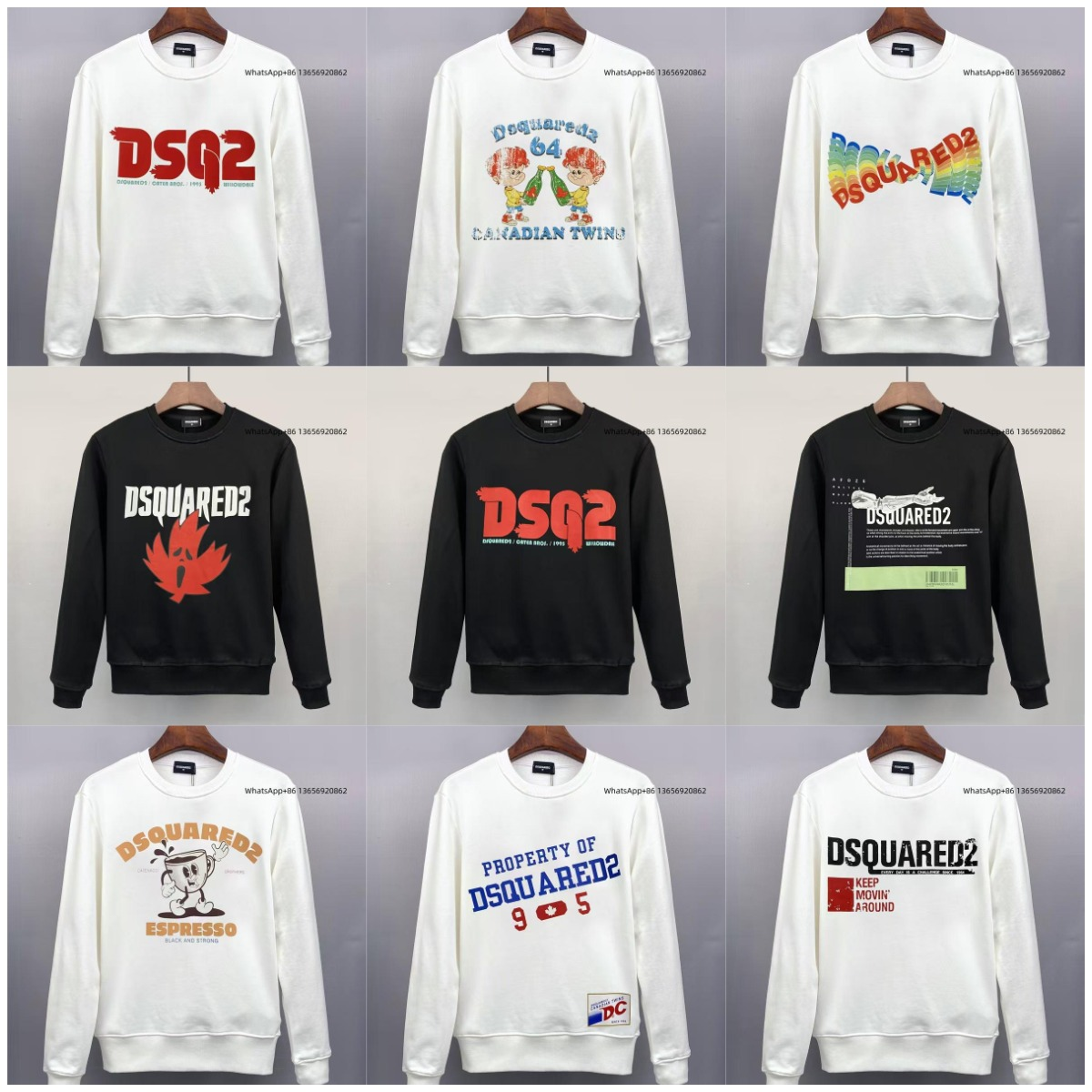 DSQUARED2 Sweatshirts for Men and Women - Fashionable Streetwear