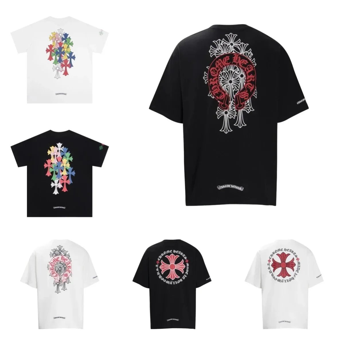 Chrome Hearts Cross Design T-Shirt Collection