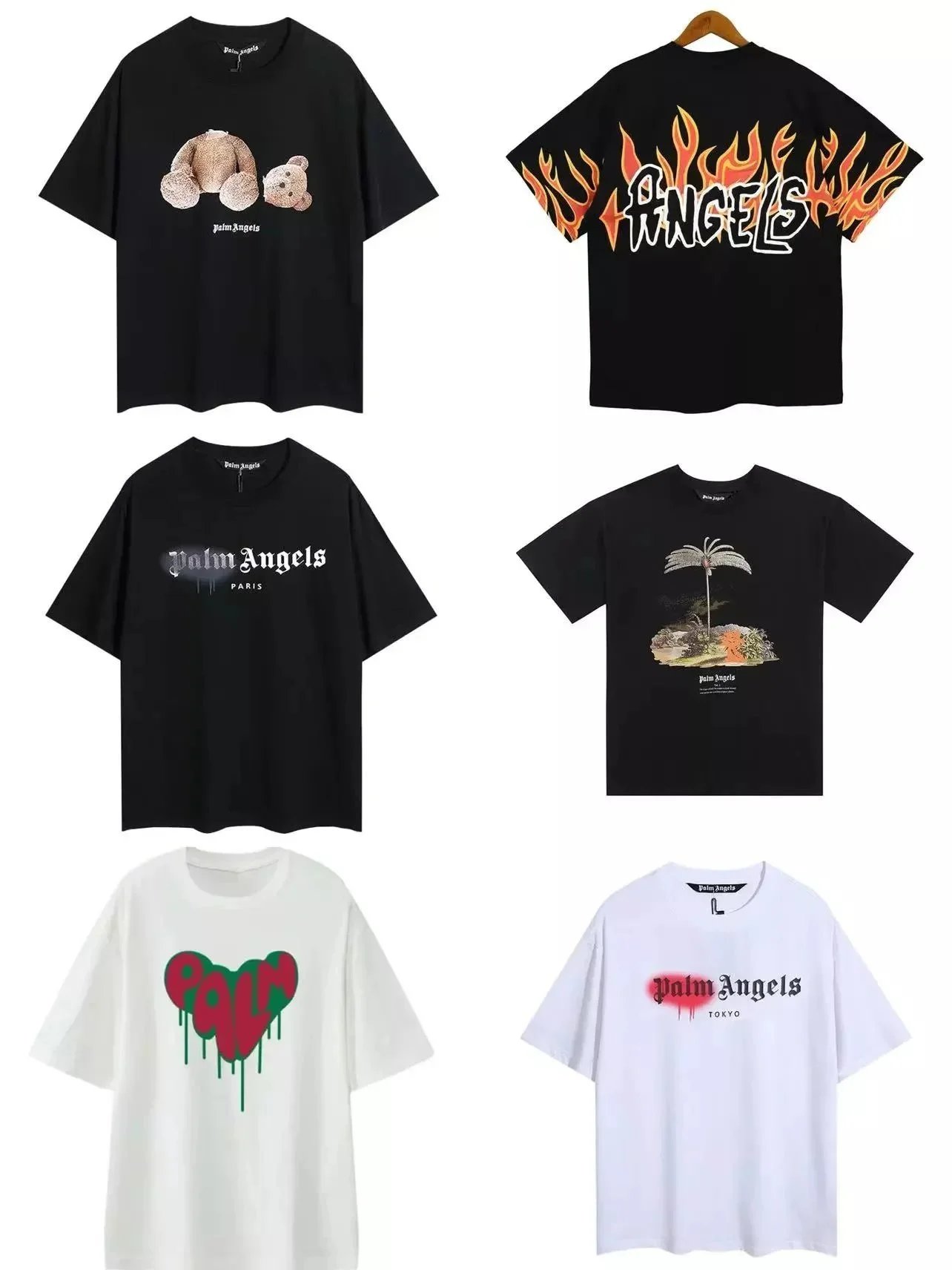 Palm Angels T-Shirts Collection - Streetwear Fashion for Men and Women
