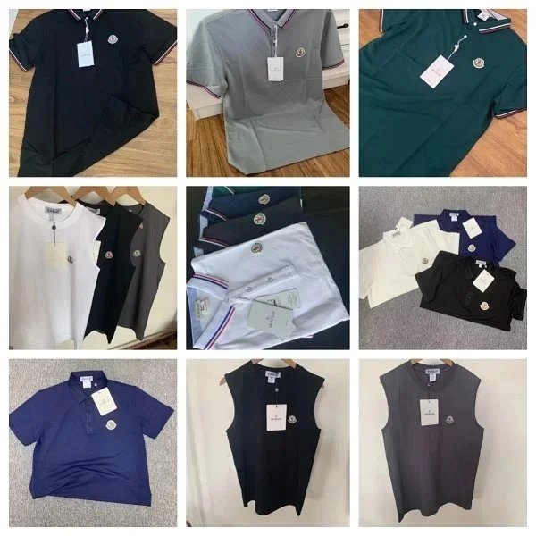 Men's Polo Shirts and Sleeveless Polos in Various Colors