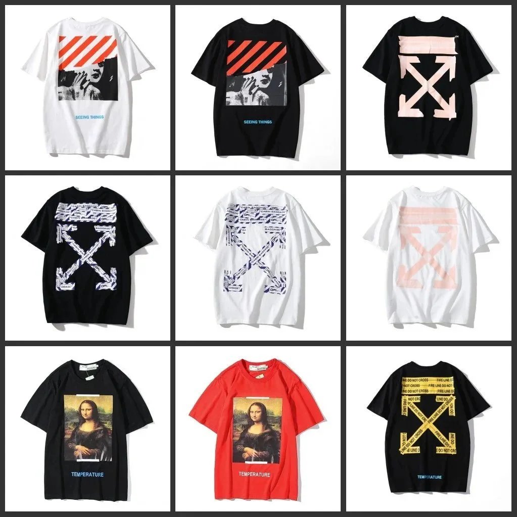 OFF-WHITE T-Shirts with Graphic Prints and Art Designs