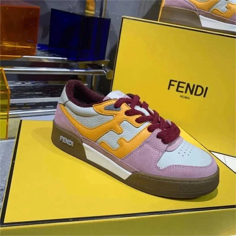 FENDI Roma Color Block Sneakers for Women and Men