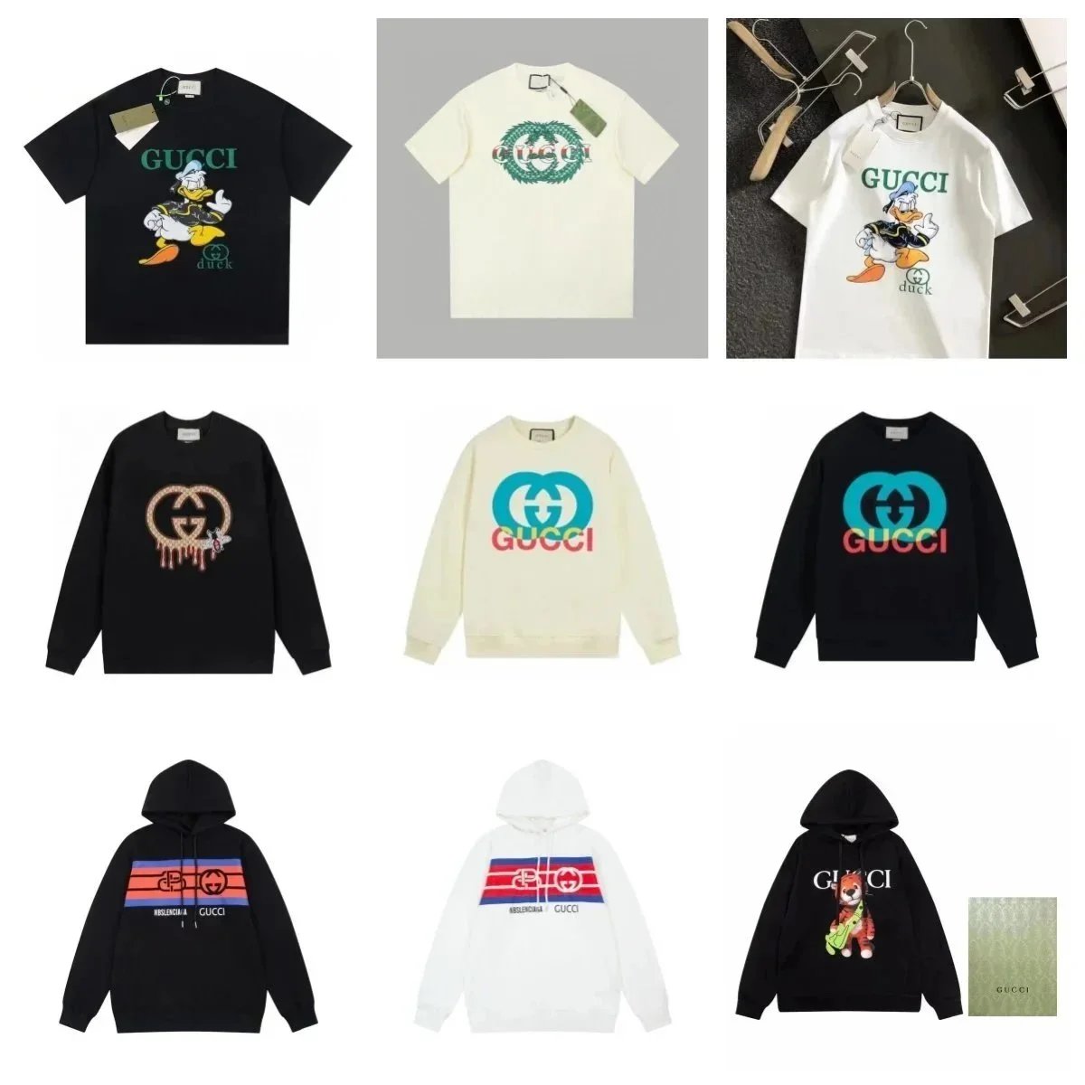 Gucci x Disney Collaboration T-Shirts Hoodies and Sweatshirts