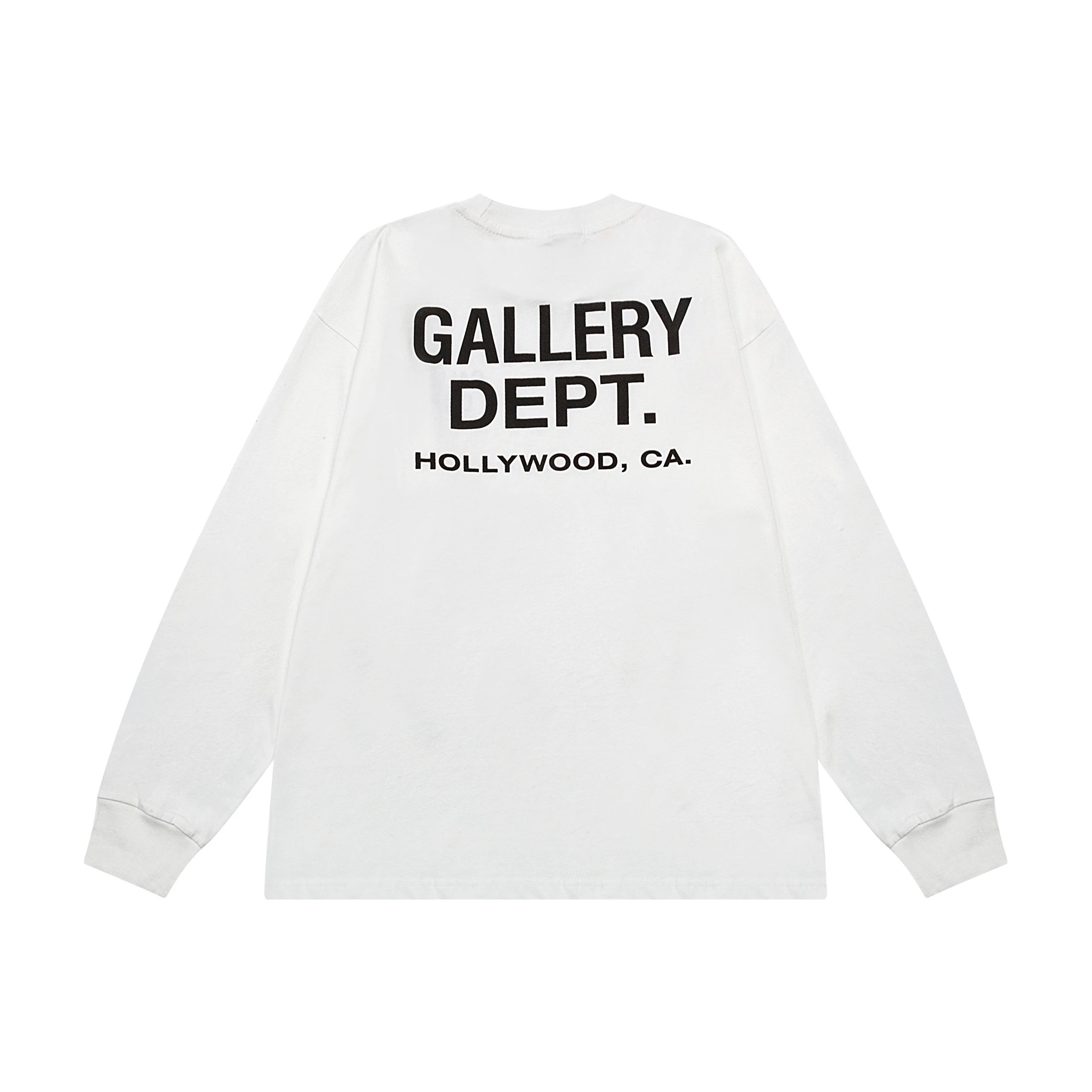 Gallery Dept. Hollywood Long Sleeve T-Shirt White