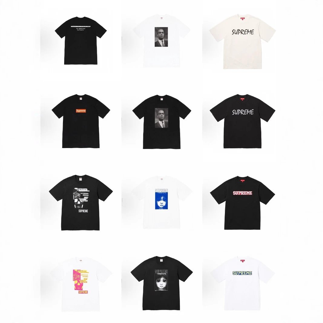 Supreme T-Shirts Collection - Streetwear Fashion