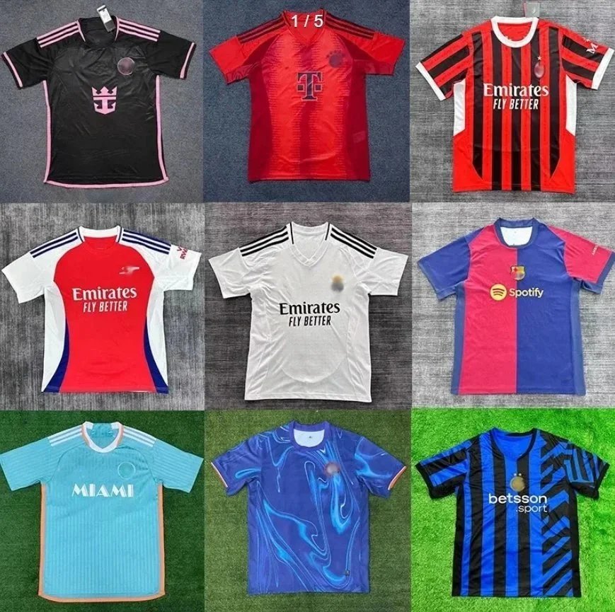 Official Soccer Jerseys from Top Clubs 2023-2024 Season