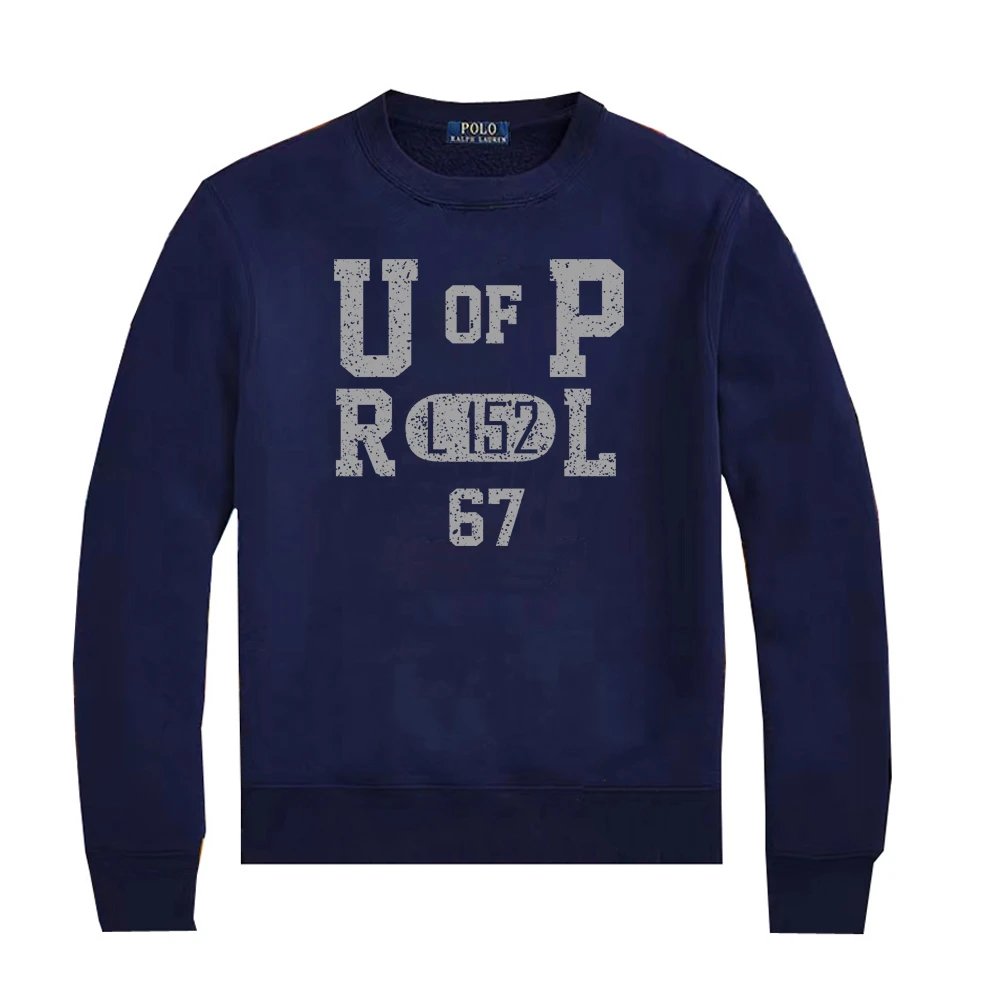 Polo Ralph Lauren U of P Crewneck Sweatshirt Navy Blue