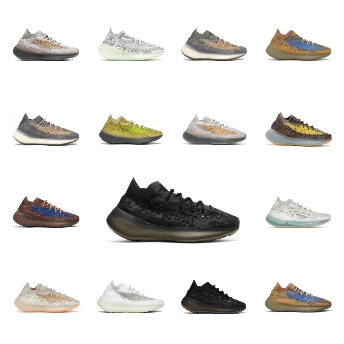 Yeezy Boost 380 Sneakers - Premium Fashion Running Shoes